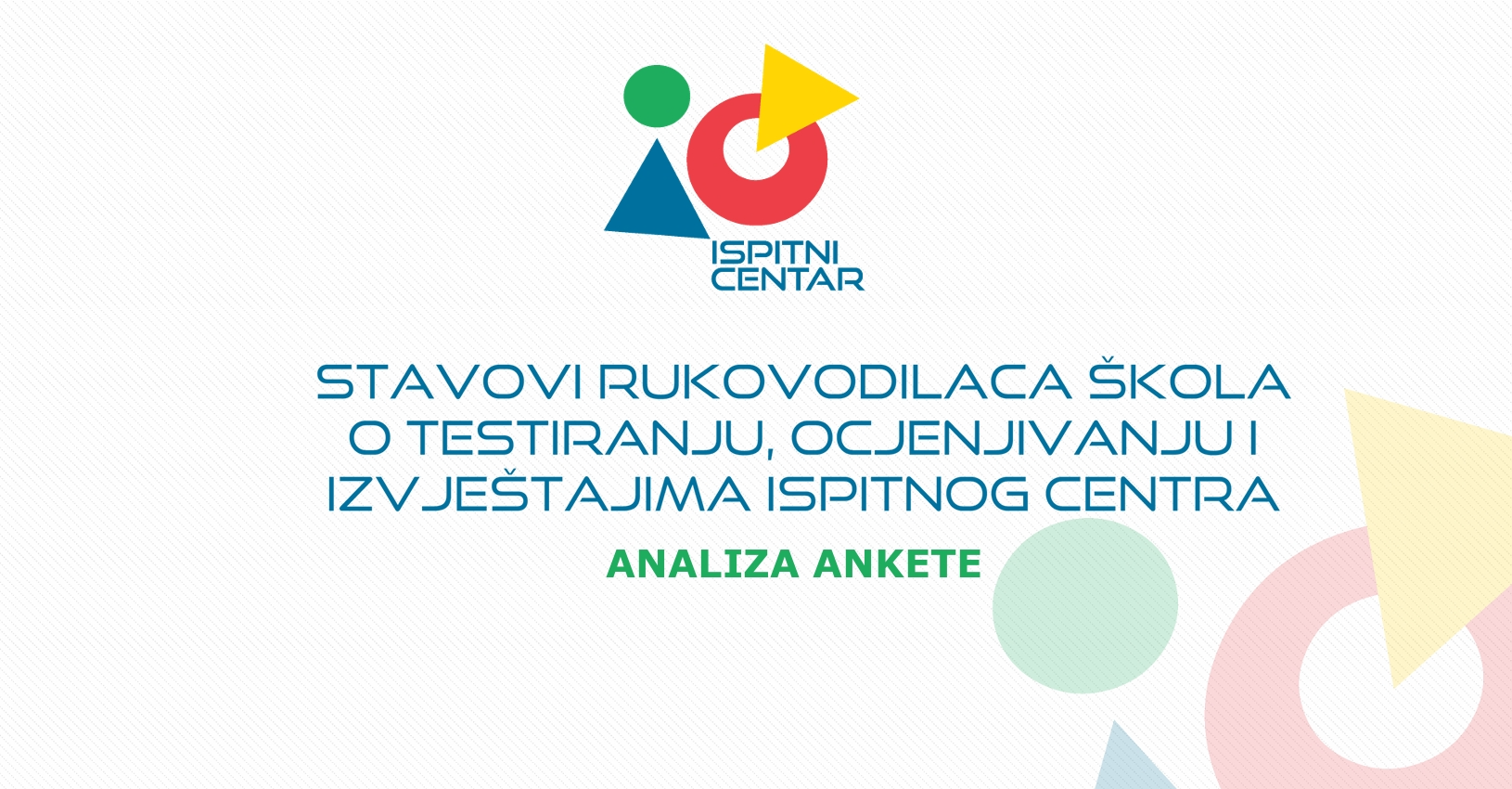 Stavovi direktora o eksternom testiranju i radu Ispitnog centra